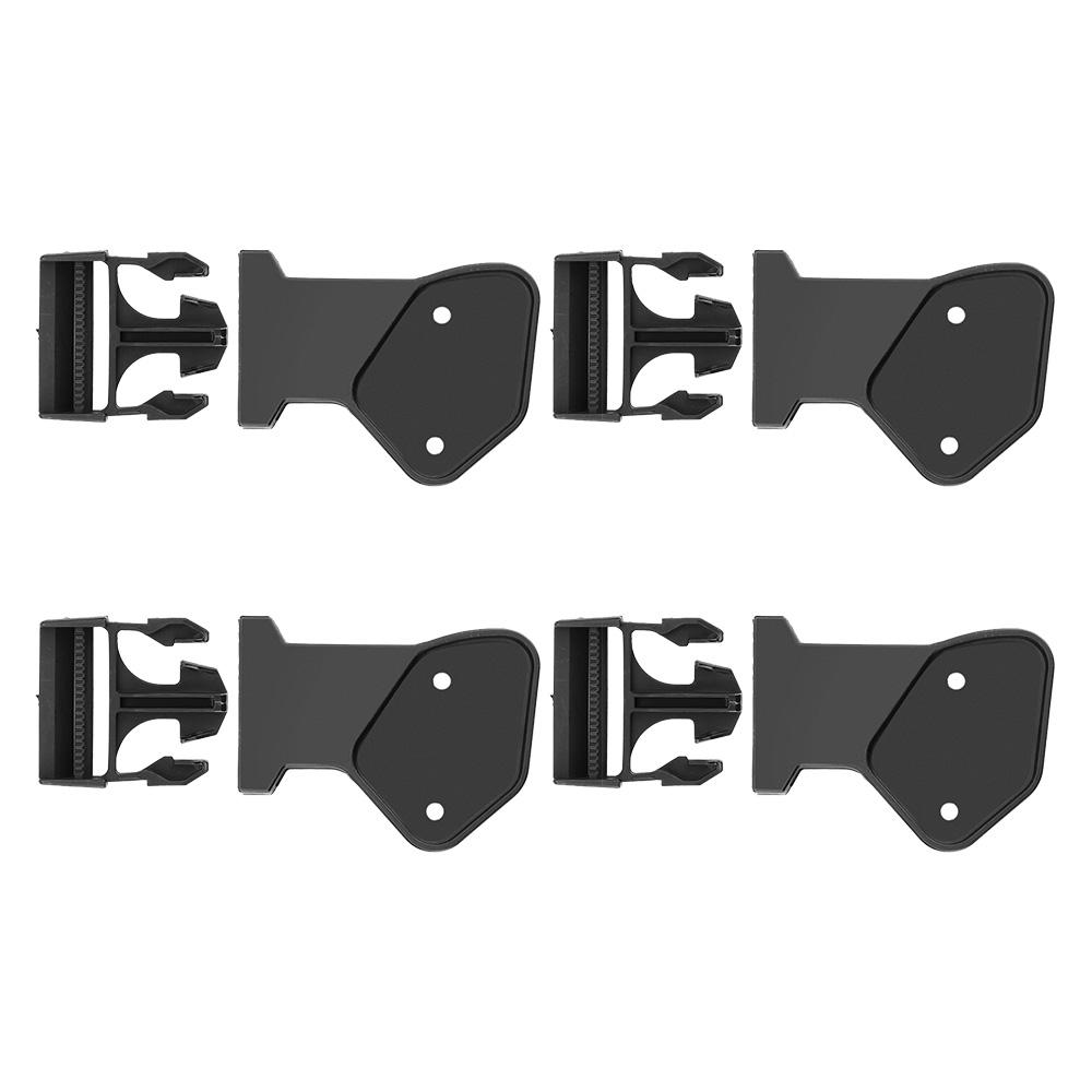 Door Net Buckle for Can-Am Defender HD5 HD7 HD8 HD9 HD10 MAX 2016-2024 707900592 Quick Install Safety Net Fastener Black 2/4 PCS