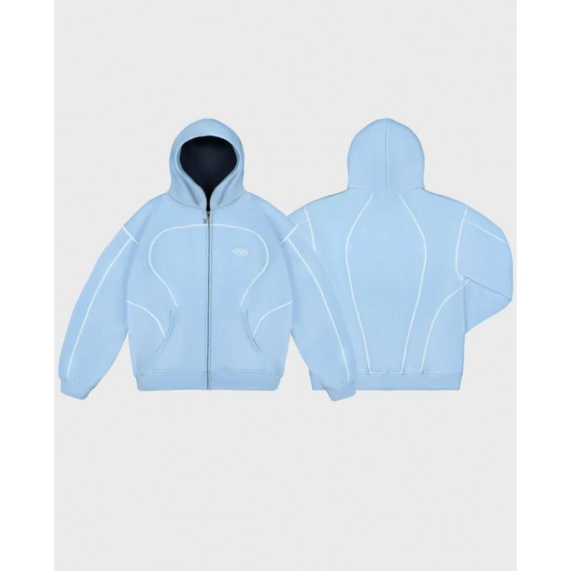 Y2K Style Printed Hoodie Set Loose Fit Streetwear Teens Casual Outfit