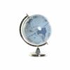 DKD Home Decor-Earth Globe DKD Home Decor Blue Silver PVC Aluminum 33 X 33 X 44 Cm