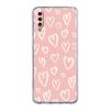 Чехол для Samsung A14 A50 A70 A30 A40 A20E A10S A20S A02S A04S A12 A22 A32 A34 A42 A52 5G A54, золотой, розовый, розовый, с блестящими сердечками, чехол
