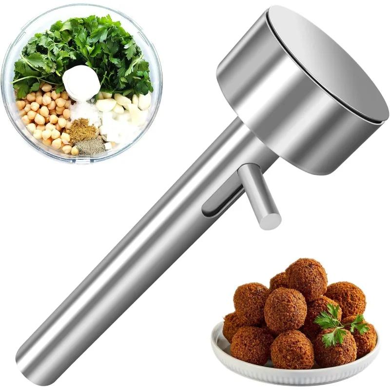 Falafel Scoop Maker Tools Stainless Steel Professional Falafel Maker Nonsticky Falafel Meatball Scoop Mold Kitchen Accessories