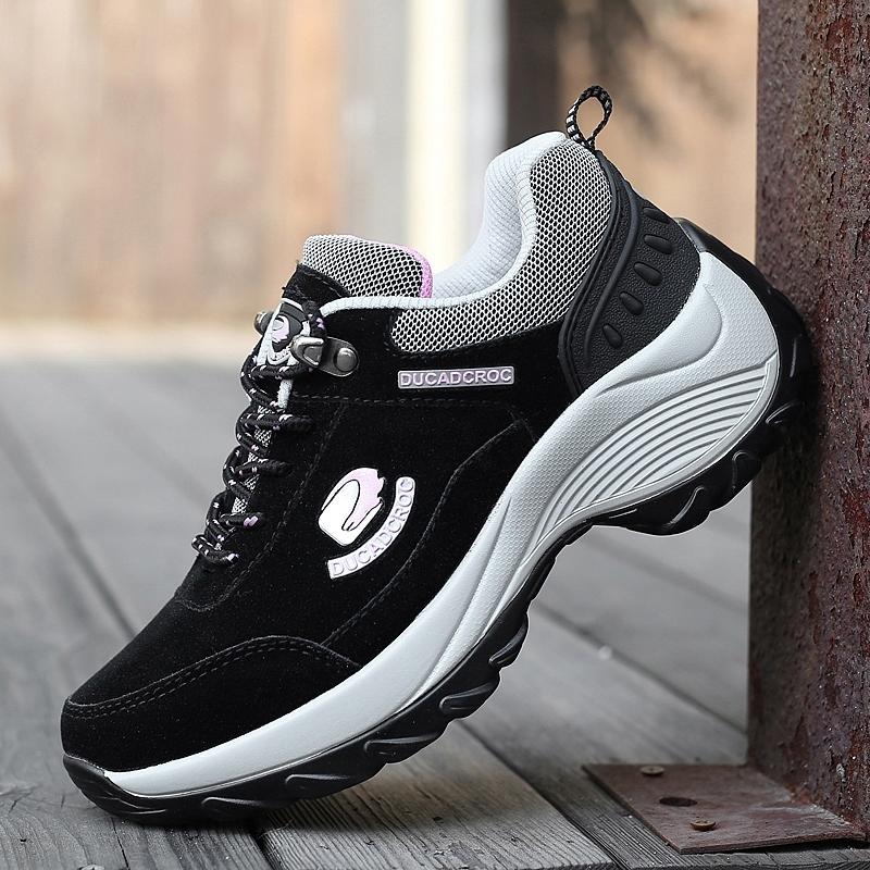 Зимние женские повседневные кроссовки из искусственной замши, плюшевые теплые туфли для женщин, кроссовки на нескользящей платформе, кроссовки Zapatillas Mujer