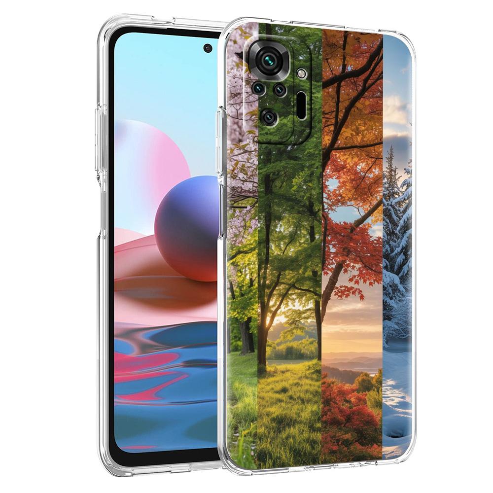 Чехол для телефона для Xiaomi Redmi Note 15 14 5G 13 12 10 11 Pro Plus 4G 14C 13C 12C Мягкий ТПУ чехол Красивая Природа Лес Дерево