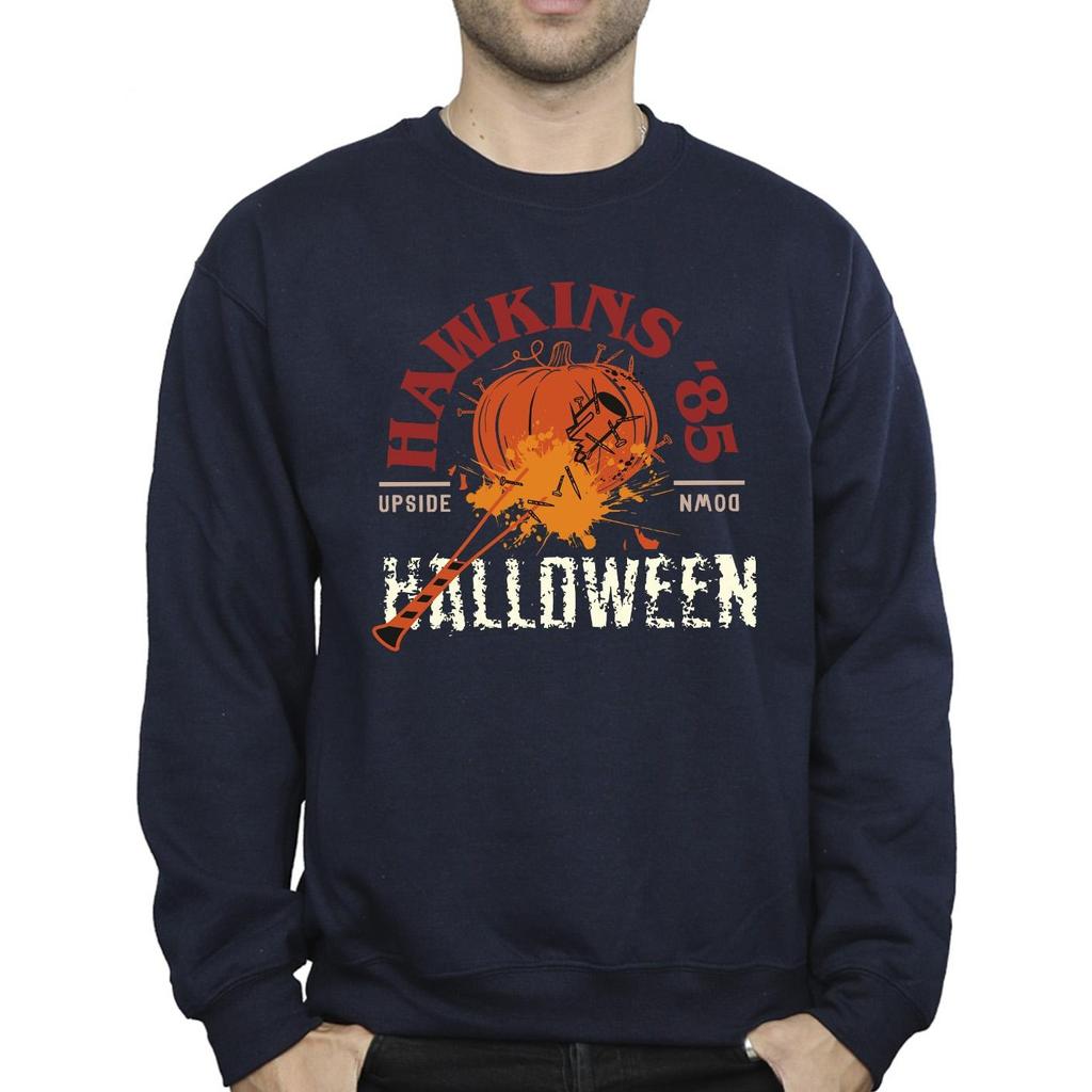Netflix Mens Stranger Things Hawkins Halloween Sweatshirt