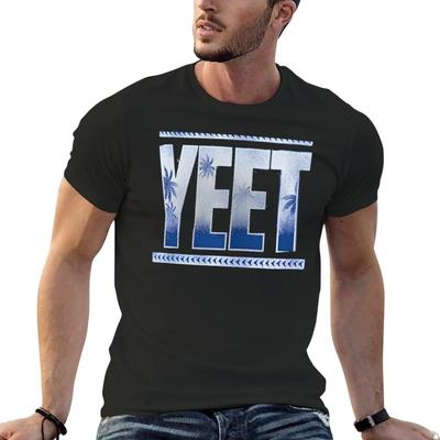 2024 Лето Мужская Футболка Борец Jey Uso Yeet Печатный Повседневный Уличный Спортивный Топ Оверсайз Эстетическая Футболка Унисекс Одежда
