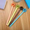 Back To School Season 10pcs 0.5mm Stationery Third Generation Donut Shape Gel Pen Cartoon Cute Candy Color Water-based Pen Office Signature Pen