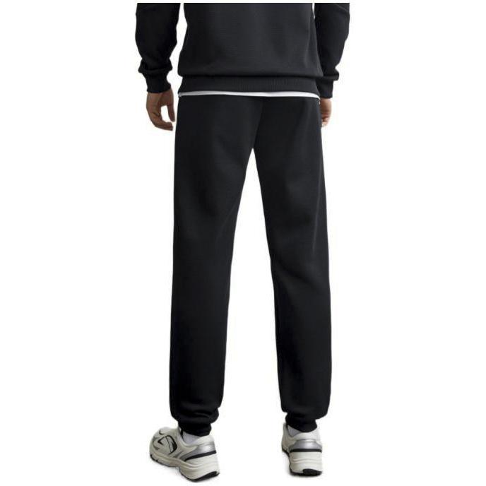 Anta Вязаные джоггеры на флисовой подкладке с однотонным логотипом, мужские брюки, черные 152247317-4