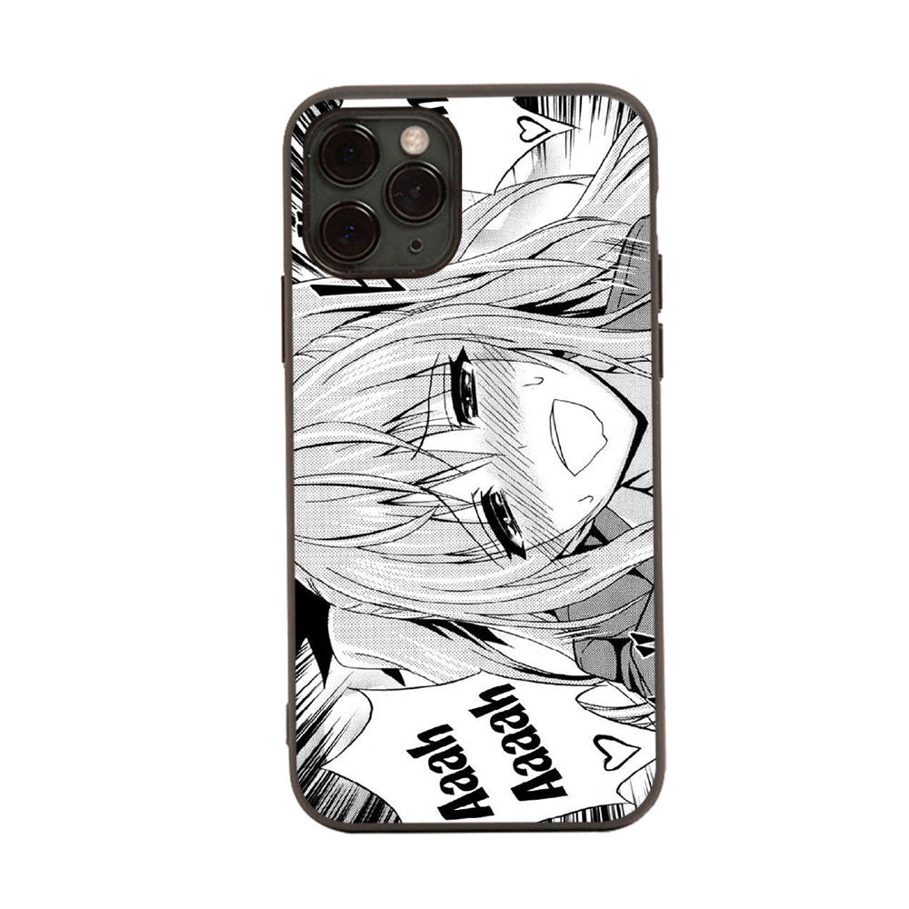 Чехол WD18 Girl AnimeBlack Sofe для Xiaomi Poco X6 X4 M5 M6 F5 F6 C65 C55 C50 C51 C40 Pro Redmi 14C A3X 13C 12C 11T 10A 9C Note 7 6 8A Plus
