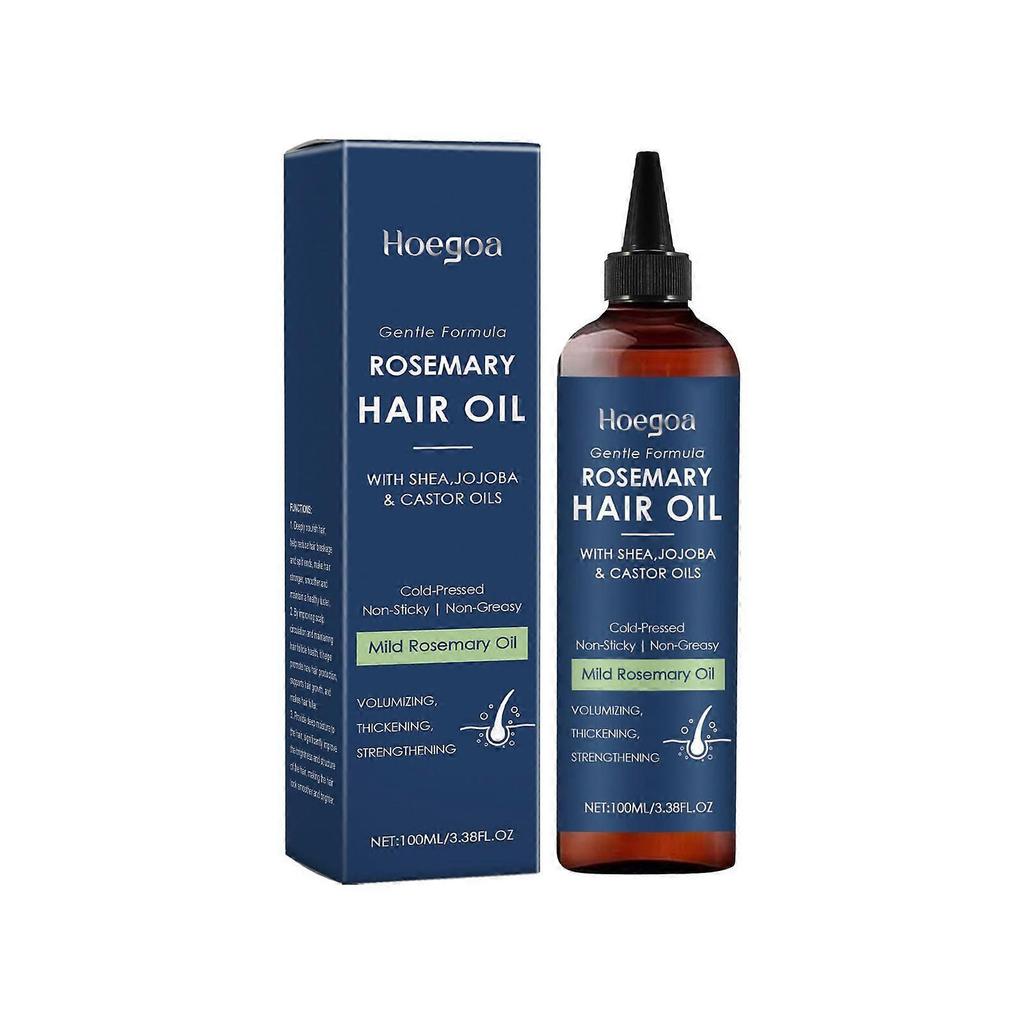 Rosemary hair care oil nourishes, strengthens and smoothes hair, improves scalp