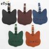 Travel Accessories Cartoon Cute Animal Cat Luggage Tag Leather Suitcase ID Address Holders Baggage Boarding Tag Portable Label