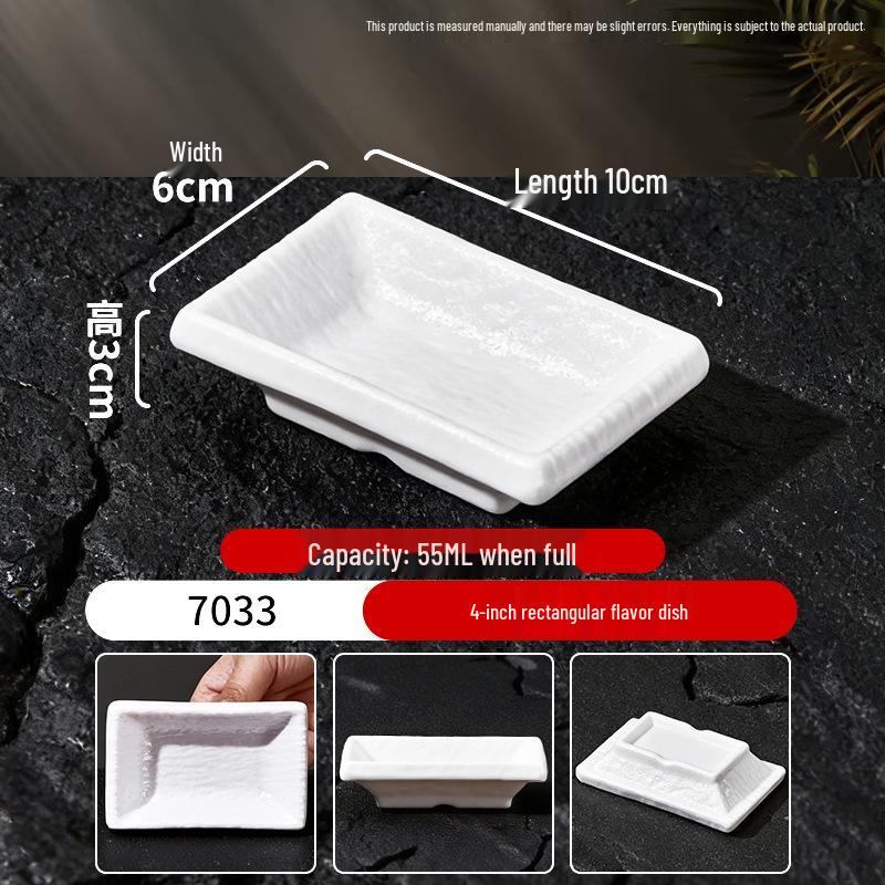 Набор из миски для риса и блюдца для соуса в стиле меламиновой керамики