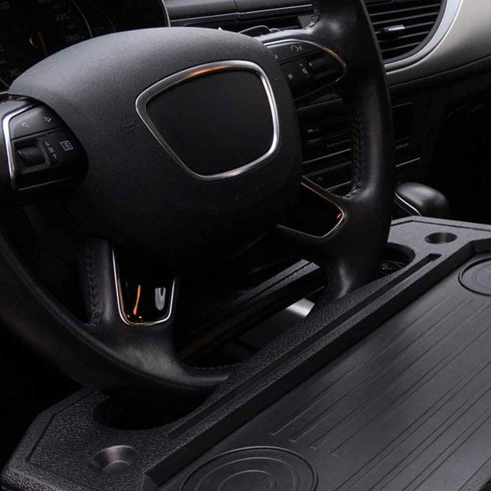 Universal Car Table Steering Wheel Eat Work Cart Drink Coffee Goods Holder Tray Car Laptop Computer Desk Stand Seat