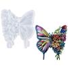Butterfly Wall Decoration Silicone Mold 3D Butterfly Ornament Hanging Pendant Mold Crafts Resin Mold for DIYs Enthusiasts