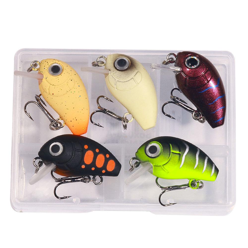 Набор мини-приманок для рыбалки на открытом воздухе: Маленькая толстушка имитация приманки для трансграничной рыбалки