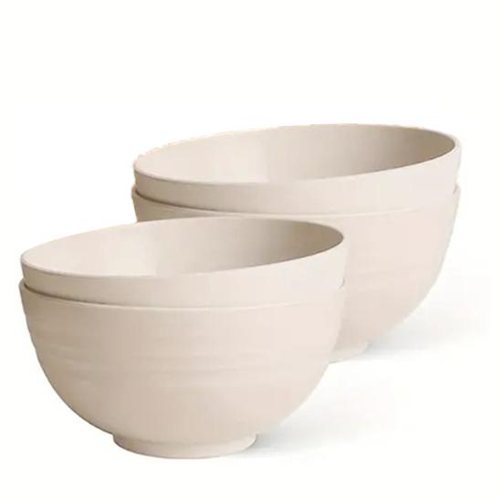 16Pcs Cutlery Set Stackable Unbreakable Plates, Bowls And Cups Set BPA-Free Tableware for Family