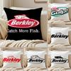 Логотип B-Berkley Наволочка Шелковистый Короткий Плюш Чехол для Подушки на Диван Скрытая Молния Мягкий Пылезащитный Чехол для Домашнего Декора