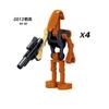 Space Wars Robot Battle Building Blocks Set - C009-014 Collectible Robot vs Minifigures Toy with Stickers