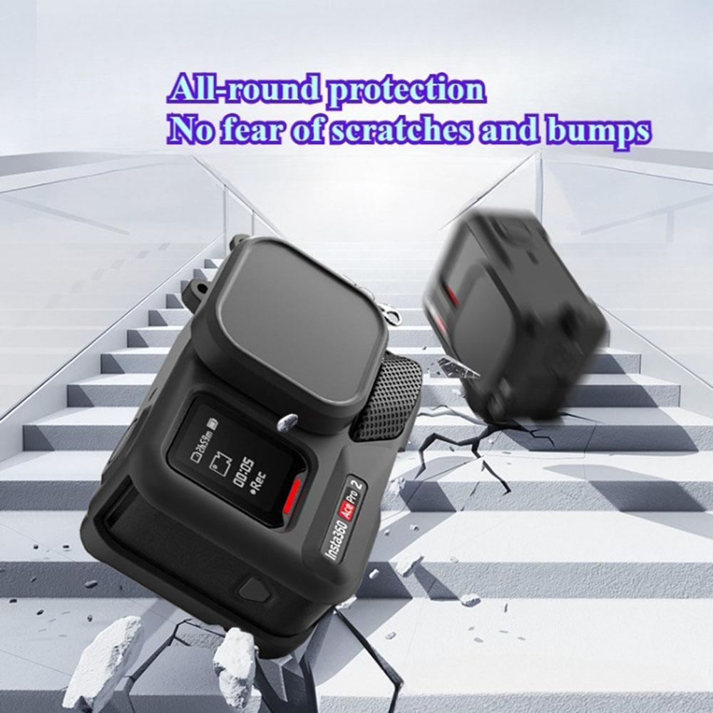 Для Insta360 Ace Pro 2 силиконовый защитный чехол корпус силиконовый чехол крышка объектива для Insta360 Ace Pro2 экшн-аксессуар