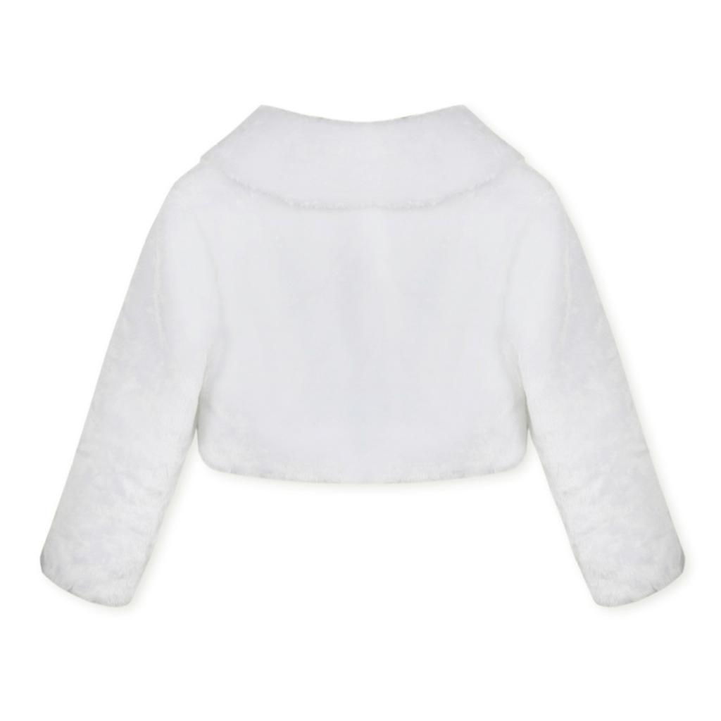 Накидка-накидка принцессы из искусственного меха для маленьких девочек, куртка-болеро для свадьбы, подружки невесты, дня рождения