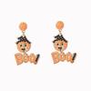 Rhinestone Pumpkin Ear Studs Skull Spider Dangle Earrings Halloween Earrings  All Saints' Day