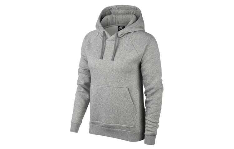 Nike Sweatshirts Women's Toned Dark Gray Hooded Moderate Regular BV7480-063