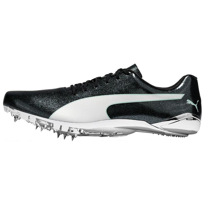 Puma EvoSpeed Electric 7 Slip Resistant Durable Low Top Running Shoes Unisex Running Shoes Black White 378542-02
