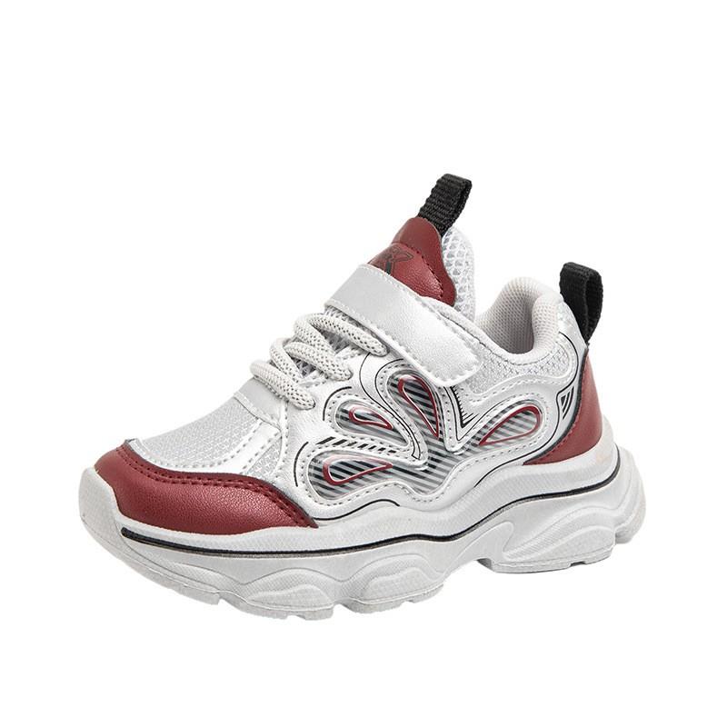 Kids Chunky Sneakers Girls Boys Breathable Mesh Running Shoes With