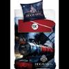 Harry Potter Duvet Cover 135 X 200 + Pillowcase - Hogwarts Train Print - Color:Blue Size:One Size - Blue