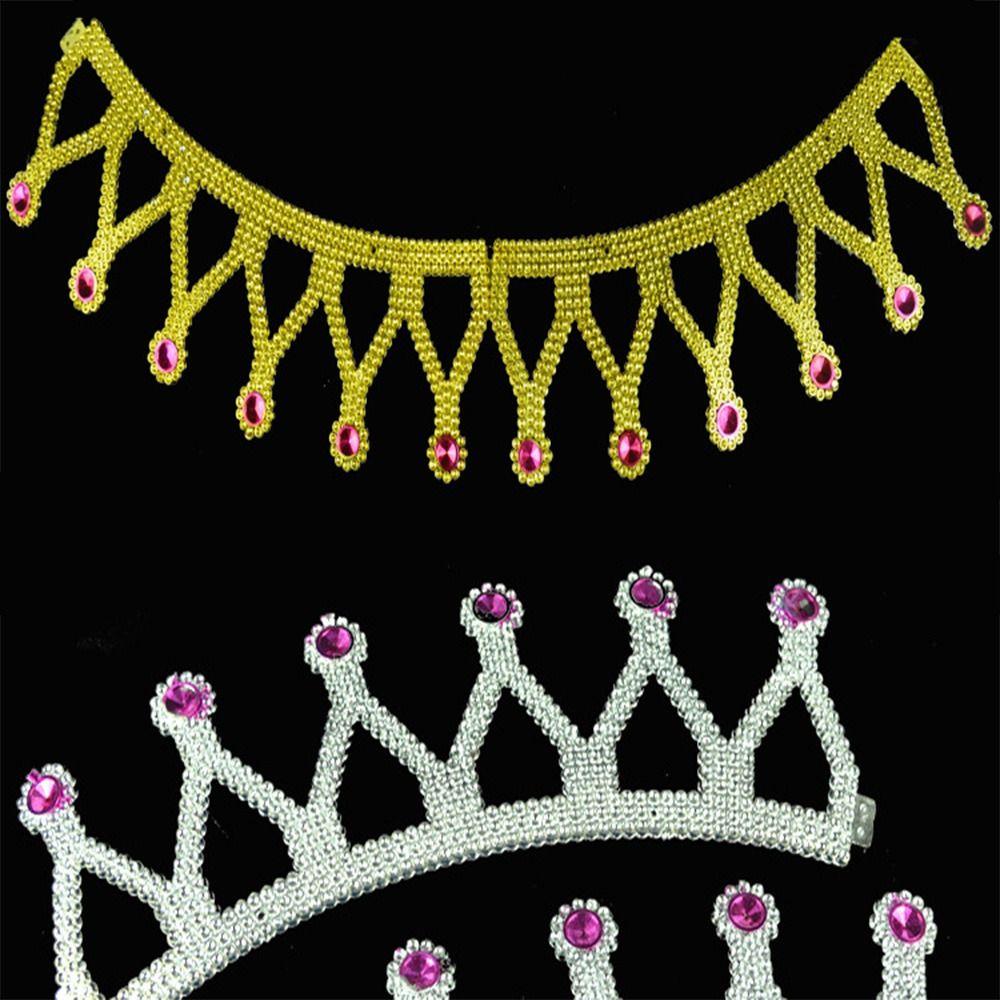 Charles Coronation Ceremony Hairpin King'S Crown Circular Tiaras Princess Crown Nine Diamond Crown