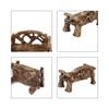 Garden Resin DIY Craft Furniture Figurines Bench Miniature Park Seat Ornaments Lawn Chairs Set