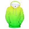 Neon Green Hoody Men/Women Harajuku Spring Autumn Clothes 3D Men's Hoodie Sweatshirt Street Colorful Print Hip Hop Trend 4XL