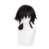 Sizuuenn Демон Клинок рассекающий демонов Томиока Гию Парик Косплей Термостойкий парик Высокотемпературный волосяной материал Парик для косплея Специальная сетка Мероприятия Школа