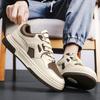 Fashion 2025 New Men's Shoes Breathable White Shoes Men's Trendy Versatile Thick Soled Low Cut Sneakers Casual Board Shoes