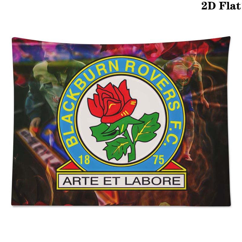 Blackburn Rovers Wall Tapestry Aesthetic Wall Hanging Printed Fabric Blanket Decorative Tapestries for Bedroom Living Room Home Decor
