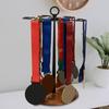 Medal Hanger Storage Rack Wooden Base for Table Metal Award Holder Organizer Running Runners