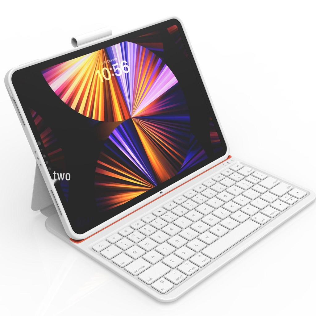 Магнитный чехол-клавиатура для iPad Pro со подставкой, слотом для стилуса и Bluetooth, мягкий корпус