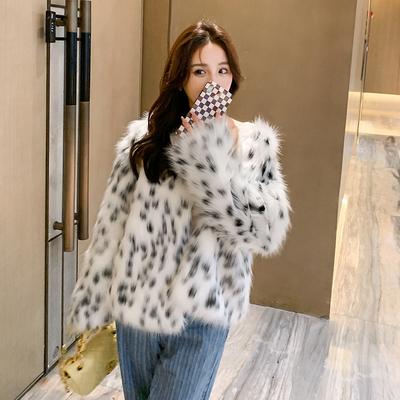 Осенняя новая женская шуба из искусственного меха темперамент плюшевая маленькая снежная барсиковая плюшевая утолщенная повседневная шуба