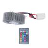 Sun Flower Wall Lamp Aluminum 3W RGB LED Aluminum Wall Lamp with Remote Control for Bedroom Bedside