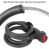 Wheelup Высокопрочный стальной трос Mountain Anti Theft Lock Безопасный велосипедный аксессуар