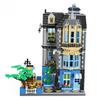 Architecture Series The Garden Coffee House Model Building Blocks Classic MOC House Educational Toys for Children