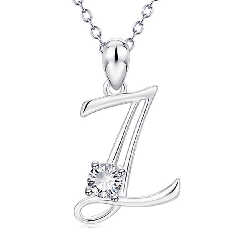 Ожерелье с подвеской Weiya Wish Diamond Alphabet — модное и стильное
