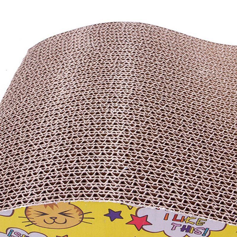 Когтеточка для котят с волнистыми краями, коврик для царапин, коврик для ухода за когтями, интерактивная игрушка для дрессировки домашних животных