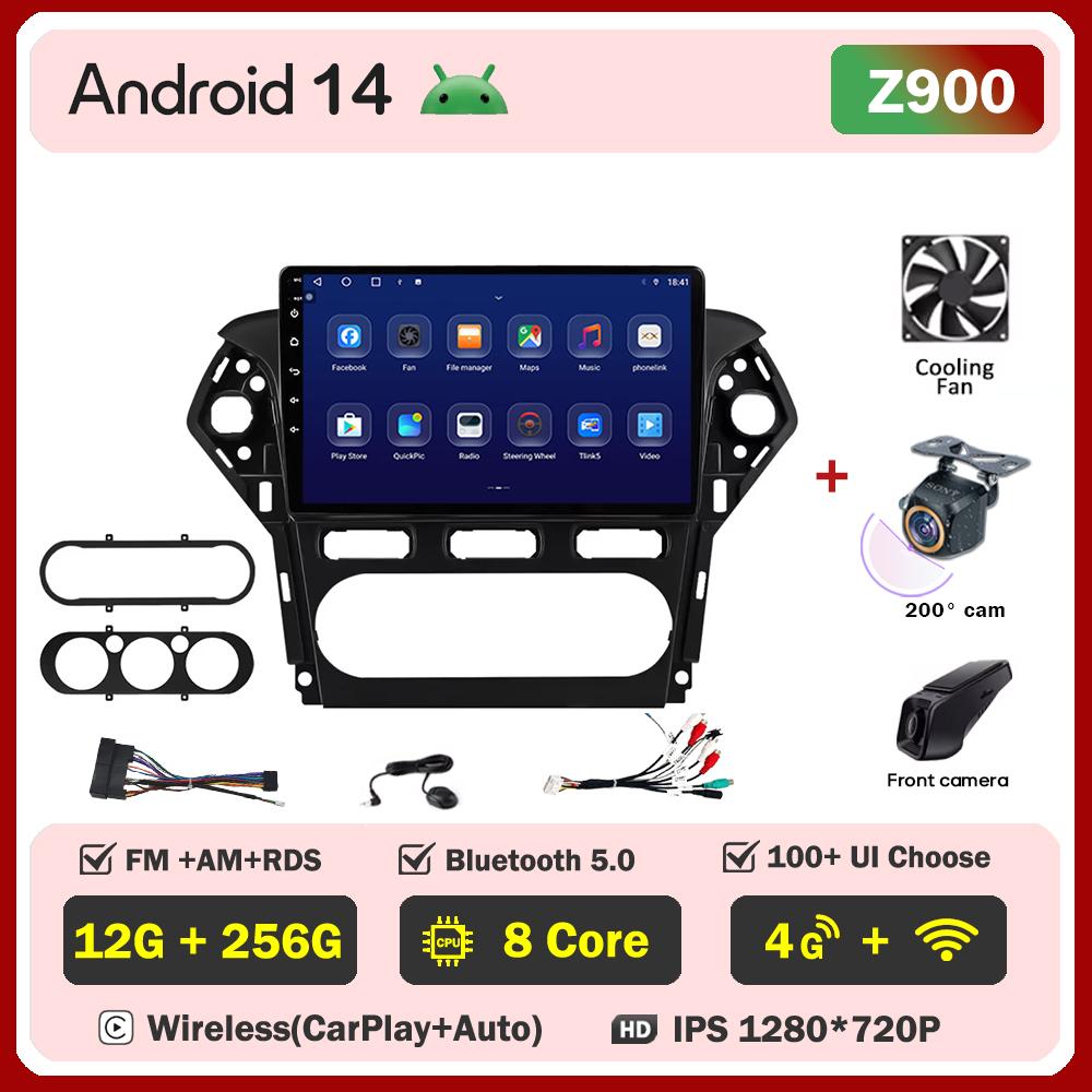 Для Ford Mondeo 4 mk4 2010-2014 автомобильный радиоплеер Car Carplay экран Autoradio Mirror Link автомобильные интеллектуальные системы сенсорный экран