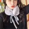 Plush Winter Small Scarf Thick Warm Neck Wrap New Tie Earmuffs