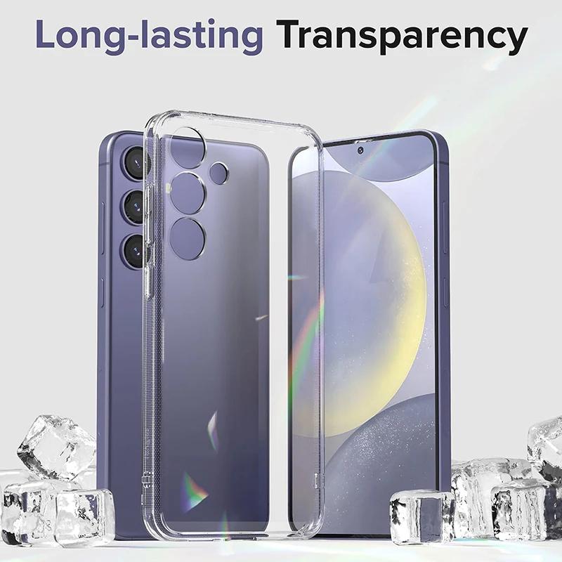 Чехол для телефона Samsung A05 A05S A15 A25 A35 5G Толстый прозрачный мягкий чехол из ТПУ для Samsung Galaxy S24 Ultra Plus A05 A05S A15 A25 A35 5G Чехлы