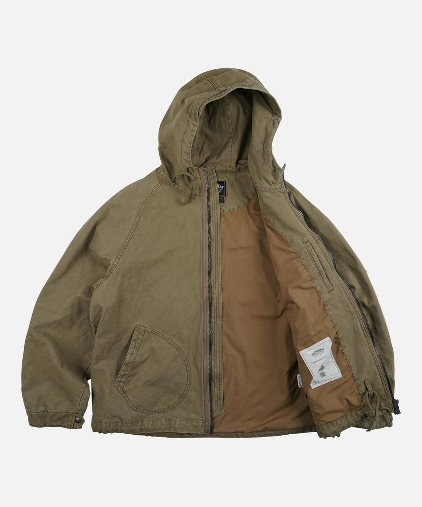 Парка с капюшоном Frizmworks из джинсовой ткани Jungle Cloth _ Бежевый