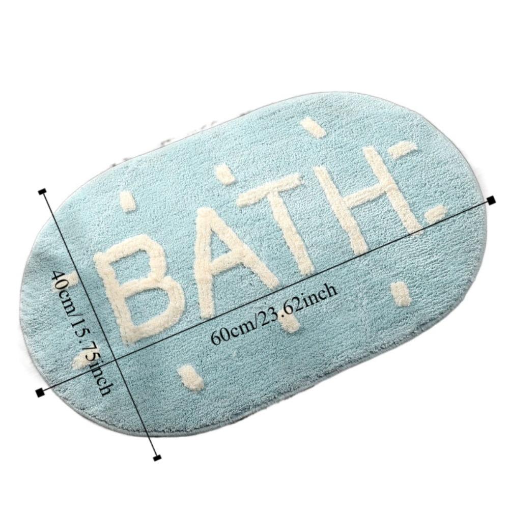 High Absorbency Imitation Cashmere Mat Quick Dry Absorbent Doormat Non-Slip Floor Mat  Bedroom