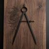 Metal Pencil Compass Woodworking Wing Divider Compass Multi-size Drawing Compasses  Wood Tool