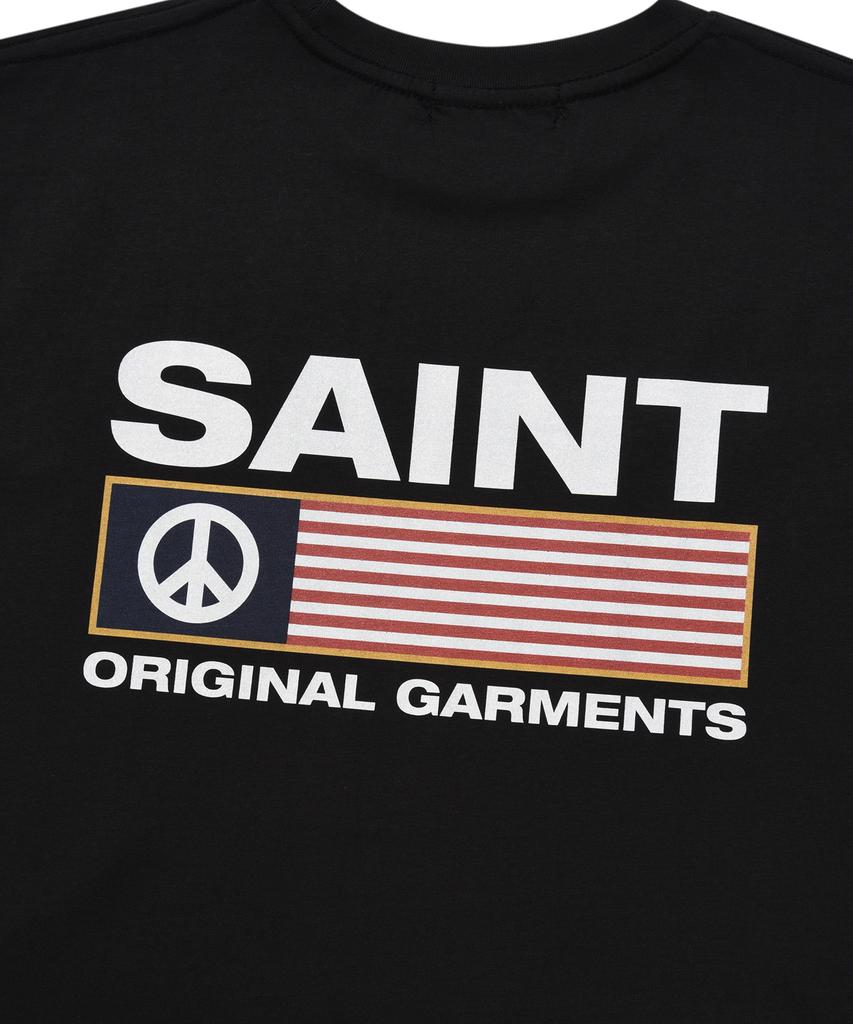 SAINTPAIN Sp Peace Logo T-Shirt - Black