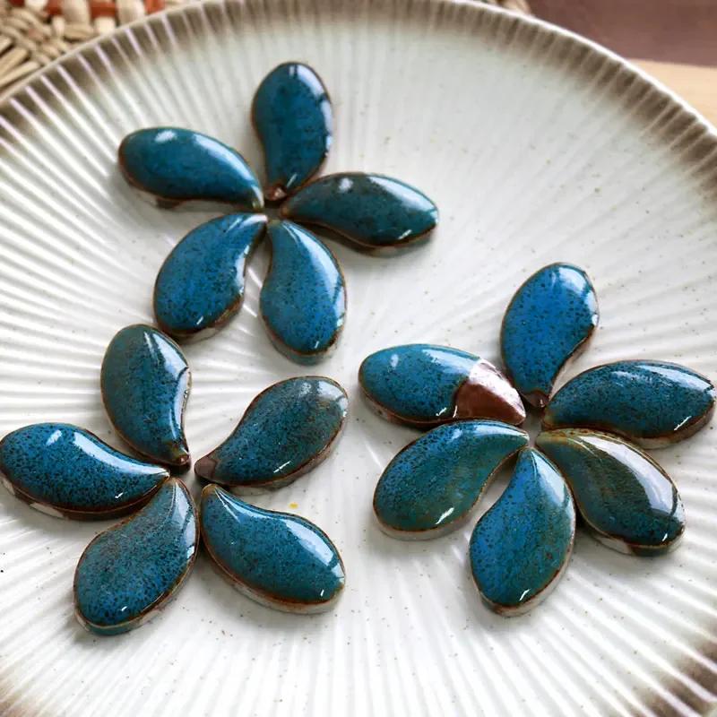 100 г Сделай сам Керамическая мозаика Стеклянное зеркало Ручная работа Орнаменты Плитка Настенные поделки Красочный Кристалл для Декоративных материалов cerd01